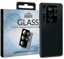Eiger Lentile Camera Samsung Galaxy S21 Ultra Eiger 2.5D Glass Clear Black (EGSP00725)