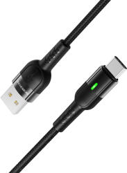 BOROFONE Cablu Borofone BU17 Starlight USB la Type-C, 1.2m, Negru (BORCBU17SUTBK)