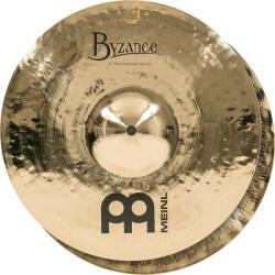 Meinl Cymbals Byzance Brilliant Heavy Hammered 14" Hi-hats B14HHH-B