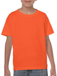 Gildan Gyerek póló Rövid ujjú Gildan Heavy Cotton Youth T-Shirt - XS (140/152), Narancssárga