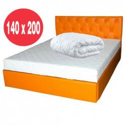  Set Saltea cu spuma, Mercur Comfort Flex Plus 140x200x20cm, fermitate mediu spre tare, hipoalergenica, husa detasabila, Saltsib plus pilota microfibra iarna, matlasata, umplutura poliester, 180x200cm