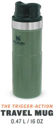 STANLEY Cana Stanley The Trigger-Action Travel Mug Hammertone Green 0.47L - 10-06439-030 (10-06439-030)
