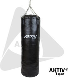 AktivSport Boxzsák Aktivsport láncos 120x40 cm fekete (0549) - aktivsport