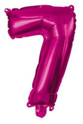 Procos Hot Pink 7-es szám fólia lufi 95 cm (PNN92493)