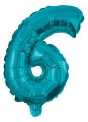 Procos Mini 6-os Blue szám Fólia lufi 32 cm (PNN91225)