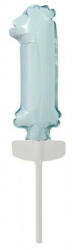 Amscan Pastel Blue, Kék 1-es szám fólia lufi tortára 13 cm (DPA9912704)