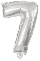 Procos Óriás 7-es Silver szám Fólia lufi 85 cm (PNN91201) - kidsfashion