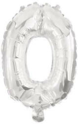 Procos Mini 0-ás Silver szám Fólia lufi 33 cm (PNN89807)