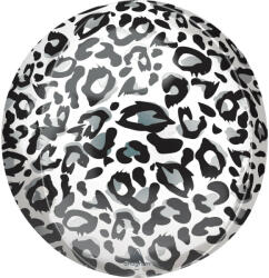 Amscan Leopárd mintás gömb fólia lufi 40 cm (DPA4241301)