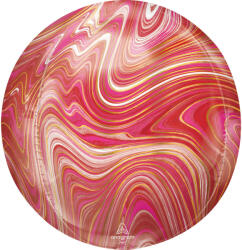 Colorful, Red & Pink gömb fólia lufi 40 cm (DPA4241601) - kidsfashion