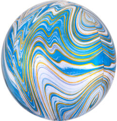 Amscan Colorful, Blue gömb fólia lufi 40 cm (DPA4139401)