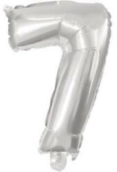 Procos Mini 7-es Silver szám Fólia lufi 33 cm (PNN89804)