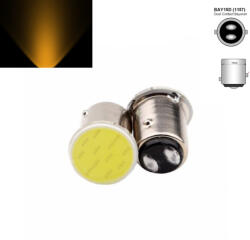 BAY15D led COB sárga DC12V (AL000055S)