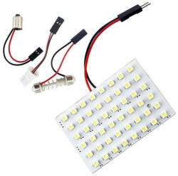 Led panel fehér 48 leddel 3 féle adapterrel (AL000042F)