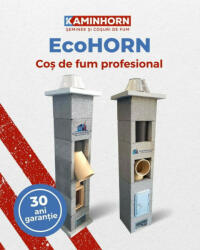 KMH Sistem cos de fum profesional EcoHORN 90 grade (Diametru: 160 mm, Inaltime: 7 ml)