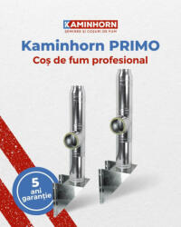 KMH Sistem cos de fum profesional KaminHorn Primo Inox 45 grade, pornire (Diametru: 160 mm, Inaltime: 8 m)