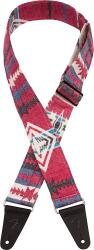 Fender Zion Strap, Red Aztec