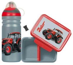 R&B Mědílek Egészéges kulacs és uzonna doboz Zetor (P07406)