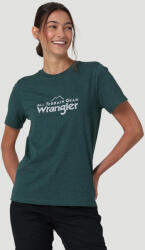 Wrangler Tricou Wrangler | Verde | Femei | XS