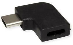 Valueline Преходник Value 12.99. 2996, от USB C(м) към USB C(ж), ъглов, черен (12.99.2996)