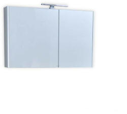 TMP cabinets SHARP Tükrös fürdőszobai szekrény LED világítással - 100 cm (400572)