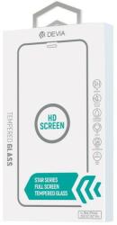 DEVIA Folie Protectie Sticla Devia DEVFOLIXIIIPMBK pentru iPhone 13 Pro Max, Temperata, Anti-Shock, 9H, 0.26mm (Negru/Transparent) (DEVFOLIXIIIPMBK)