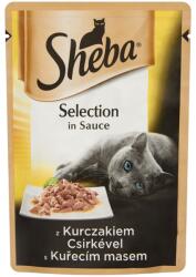 Sheba Selection alutasakos eledel csirkével 6 x 85 g