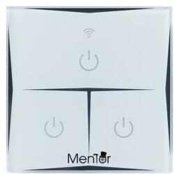 MMD Intrerupator inteligent wireless Mentor WiFi 10A 1800W, triplu, cu touch (MMDES007-61888)