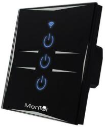 MMD Intrerupator Smart triplu Mentor ES029 WiFi 10A 1800W, cu touch (MMDES029-73074)