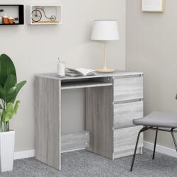 vidaXL Birou, gri sonoma, 90x45x76 cm, lemn prelucrat (815508)