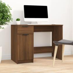 vidaXL Birou, stejar maro, 100x50x75 cm, lemn compozit (817128)