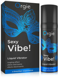 Orgie Sexy Vibe Liquid Vibrator - csikló stimuláló gél hölgyeknek, extra bizsergetéssel (15 ml) - szeresdmagad