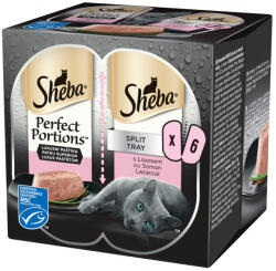 Sheba Perfect Portions Mini 6x37, 5g Lazac alutálcás macskaeledel DR39N - krizsopet