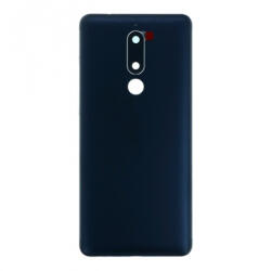 Nokia 5.1 akkufedél (hátlap) kamera lencsével, kék (gyári)