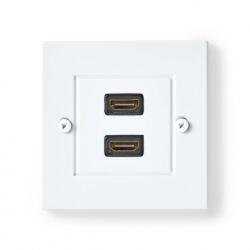 Nedis Priza perete aplicata 2 x HDMI 4K60Hz Alb, Nedis CVGP34955WT (CVGP34955WT)