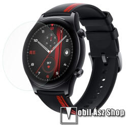 TPU okosóra képernyővédő fólia - CLEAR - 1db, törlőkendővel - A TELJES ELŐLAPOT VÉDI! - Huawei Honor Watch GS 3