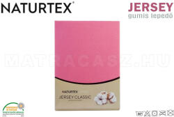Naturtex Jersey gumis lepedő matt rózsaszín 140-160x200 cm - matracasz