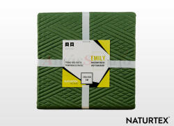 Naturtex Emily microfiber ágytakaró - olajzöld 235x250 cm - matracwebaruhaz