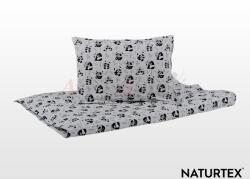 Naturtex 2 részes gyermek ágyneműhuzat - Pandák (90x130 cm - 40x50 cm) - matrac-vilag