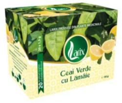 Larix Ceai Verde cu Lamaie LARIX 20 Plicuri cu Snur x 1.5 Grame