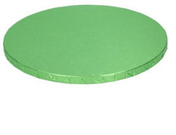Zöld színű, kör alakú tortadob - 30 cm