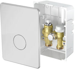 Ivar Dispozitiv reglabil controlat prin termostat de camera, cu vana control si robinet retur reglaj dublu, alba, IC-BOX 5 (506607)