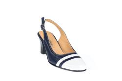 Rovi Design Oferta marimea 37, 39 - Pantofi dama, decupati, eleganti, din piele naturala, cu toc de 7cm - LS301ABL