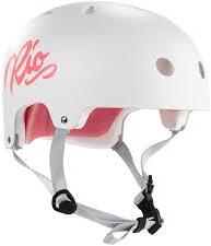 Rio Roller Script Helmet White
