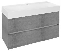 SAPHO Odetta ezüst tölgy mosdótartó szekrény (DT100-1111)