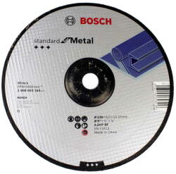 Bosch Disc de degrosare cu degajare Standard for Metal A 24 P BF, 230mm, 22.23mm, 6 - vexio