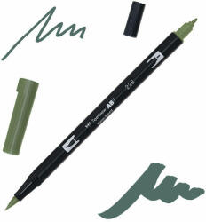 Tombow abt dual brush pen kétvégű filctoll - 228, grey green