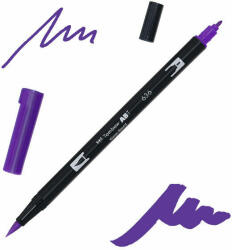 Tombow abt dual brush pen kétvégű filctoll - 636, imperial purple