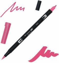 Tombow abt dual brush pen kétvégű filctoll - 743, hot pink