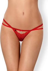 Obsessive 838-THO-3 Thong Red S/M - superlove